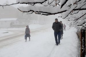 Sarıkamış eksi 27 derece!