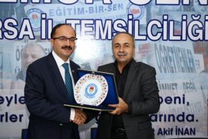 Bursa milletvekili Mesten'den Eğitim Bir-Sen'e ziyaret