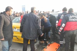 Iğdır'da zincirleme kaza: 8 yaralı