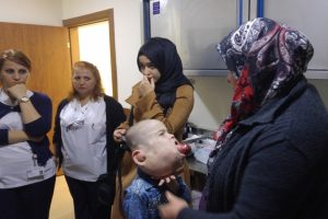 İsmail'in tedavisine Bursa'da başlandı...