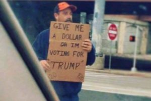 Trump dilencilerin tehdit malzemesi oldu!