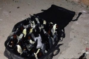 Başkentte bir &ccedil;anta dolusu molotofkokteyli ele ge&ccedil;irildi