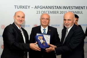 Afganistan Cumhurbaşkanı T&uuml;rk iş adamlarıyla bir araya geldi