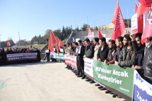 Bursa Uludağ &Uuml;niversitesi'nde tekbirli protesto