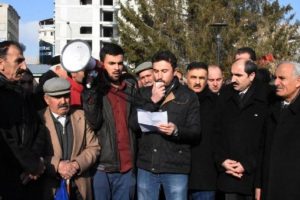 Van'da cuma namazı sonrası ter&ouml;r protestosu