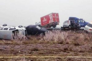 Aksaray'da 11 ara&ccedil;lı zincirleme kaza: 6 yaralı