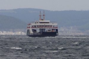 Feribot seferlerine fırtına engeli