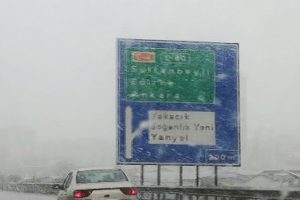 İstanbul'da beklenen kar yağışı başladı