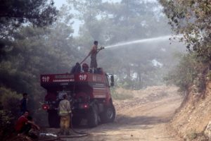 Amanoslardaki orman yangını s&ouml;nd&uuml;r&uuml;ld&uuml;