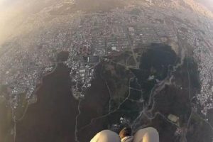 Bursa Uludağ'ın zirvesine 4 saatte &ccedil;ıkıp, 20 dakikada indiler