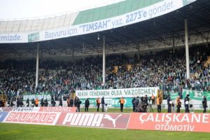 Bursaspor taraftardan mahrum!