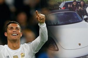 Cristiano Ronaldo'dan annesine Porsche hediye etti!