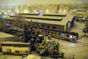 Uşak'a yılın ilk karı yağdı, okullar tatil edildi