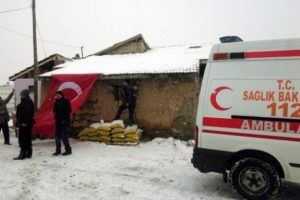 Şehit evine acı haber ulaştı