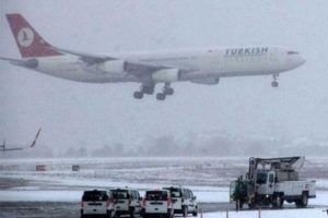 Sivas ve Şanlıurfa'da hava ulaşımına kar engeli