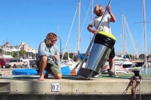 S&ouml;rf&ccedil;&uuml;lerden deniz kirliliğine karşı proje: Seabin