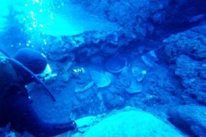 Marmaris'te 900 yıllık ticari tekne batığı