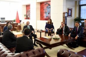 Kılı&ccedil;daroğlu, Bel&ccedil;ika B&uuml;y&uuml;kel&ccedil;isi ile g&ouml;r&uuml;şt&uuml;