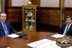 Cumhurbaşkanı Erdoğan Başbakan Davutoğlu'nu kabul etti
