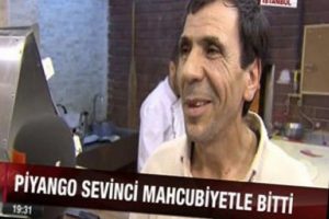Piyango sevinci mahcubiyetle bitti...