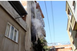Bursa'da vatandaşların mahsur kaldığı yangın korkuttu