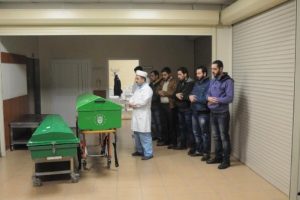 'Umuda yolculukta' &ouml;len Suriyeliler Bursa'da toprağa verildi
