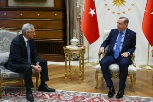 Erdoğan Şili Dışişleri Bakanıyla g&ouml;r&uuml;şt&uuml;