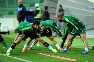 Bursaspor, Timsah Arena'da &ccedil;alıştı