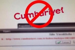 Cumhuriyet'in sitesine girilemiyor
