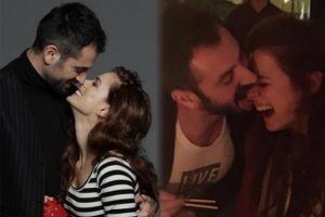 &Ouml;zge &Ouml;zpirin&ccedil;ci ve sevgilisinden g&uuml;ld&uuml;ren poz...