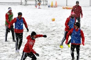 Sivasspor karda antrenman yaptı