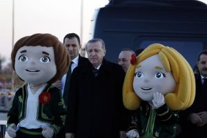 Erdoğan 945 yıllık ağacın dikim t&ouml;renine katıldı