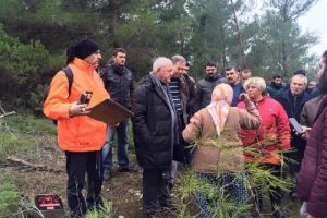CHP'liler ve &ccedil;evrecilerden RES i&ccedil;in ağa&ccedil; kesimine m&uuml;dahale