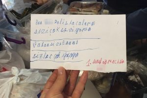 Samsun'da duygulandıran kargo paketleri