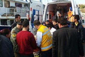 İzmir Fo&ccedil;a'da m&uuml;lteci faciası