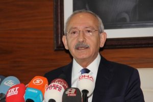 Kılı&ccedil;daroğlu'ndan taziye mesajı