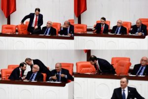 Berat Albayrak, yanlışlıkla Başbakan koltuğuna oturdu