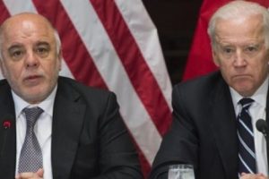 Biden T&uuml;rkiye ziyareti &ouml;ncesi Irak Başbakanı İbadi ile g&ouml;r&uuml;şt&uuml;