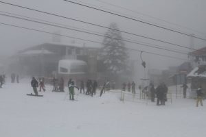 Bursa Uludağ yarı yıl tatiline sisli girdi