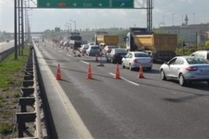 TEM Otoyolu yarın aralıklarla kapatılacak