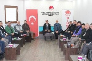 Ak Parti Bursa Osmangazi'den BİHMED'e ziyaret