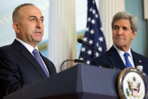 Bakan &Ccedil;avuşoğlu ABD'li mevkidaşı Kerry ile g&ouml;r&uuml;şt&uuml;
