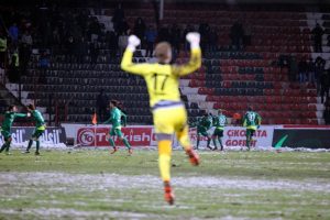 Bursaspor'da galibiyet sevinci
