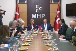 AB heyetinden MHP'ye ziyaret