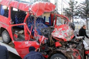 Samsun'da feci trafik kazası: 1 yaralı