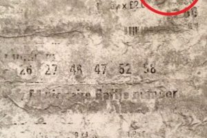 O biletin fotoğrafı sonunda yayınlandı