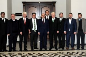 Bursaspor Y&ouml;netim Kurulu Ankara'da