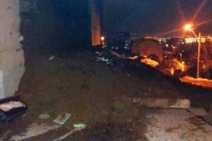 Karlar eriyince villaların istinat duvarı &ccedil;&ouml;kt&uuml;