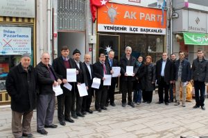 Ak Parti Bursa Yenişehir'den Kılı&ccedil;daroğlu'na su&ccedil; duyurusu