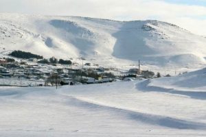 Ardahan'da kışın da Atat&uuml;rk silueti ortaya &ccedil;ıktı